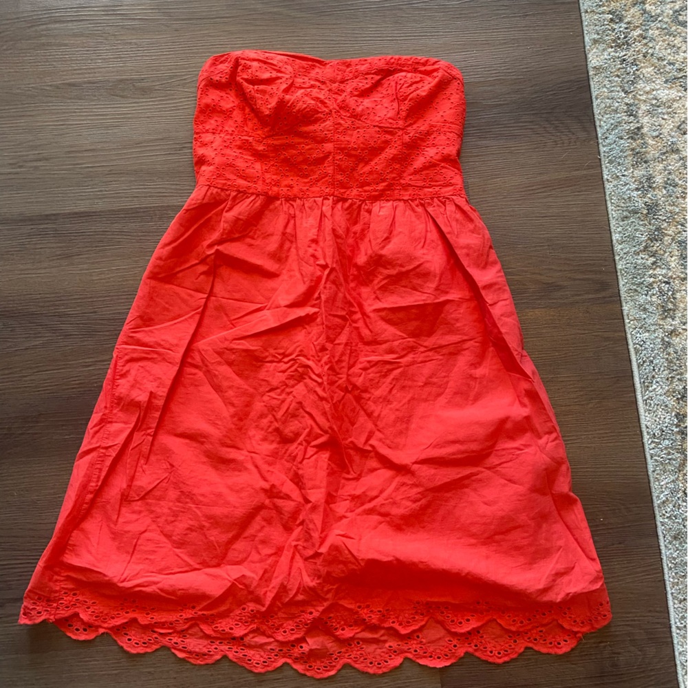 Xhilaration Strapless Red Dress